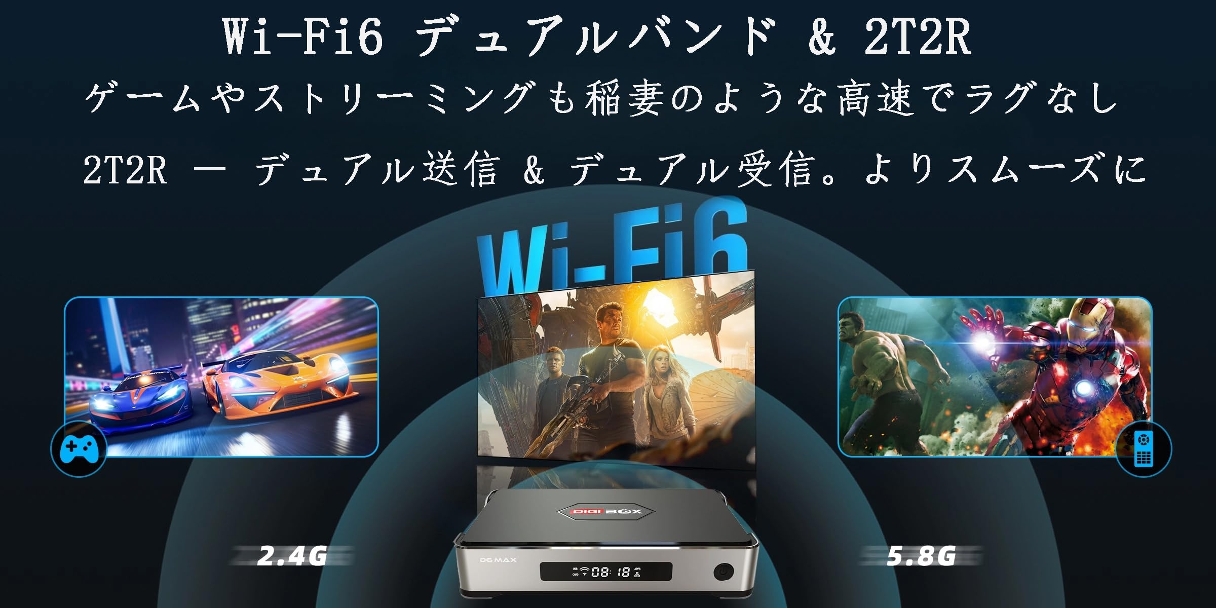 Amazon.co.jp: DIGIBOX D6 MAX デジボックス デジボックス D6 MAX